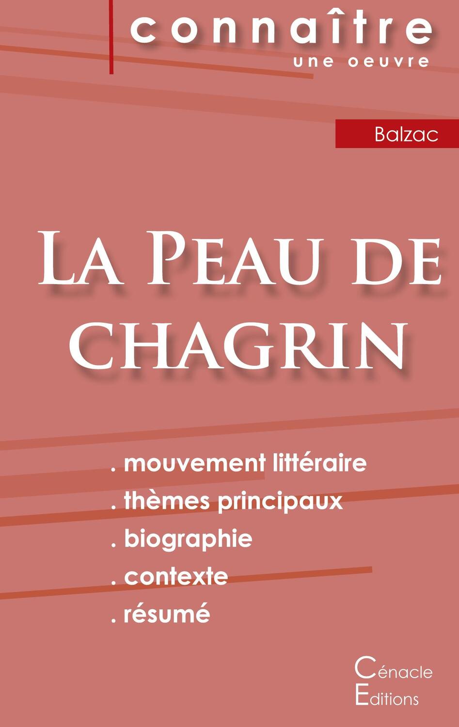 Cover: 9782367888620 | Fiche de lecture La Peau de chagrin de Balzac (Analyse littéraire...