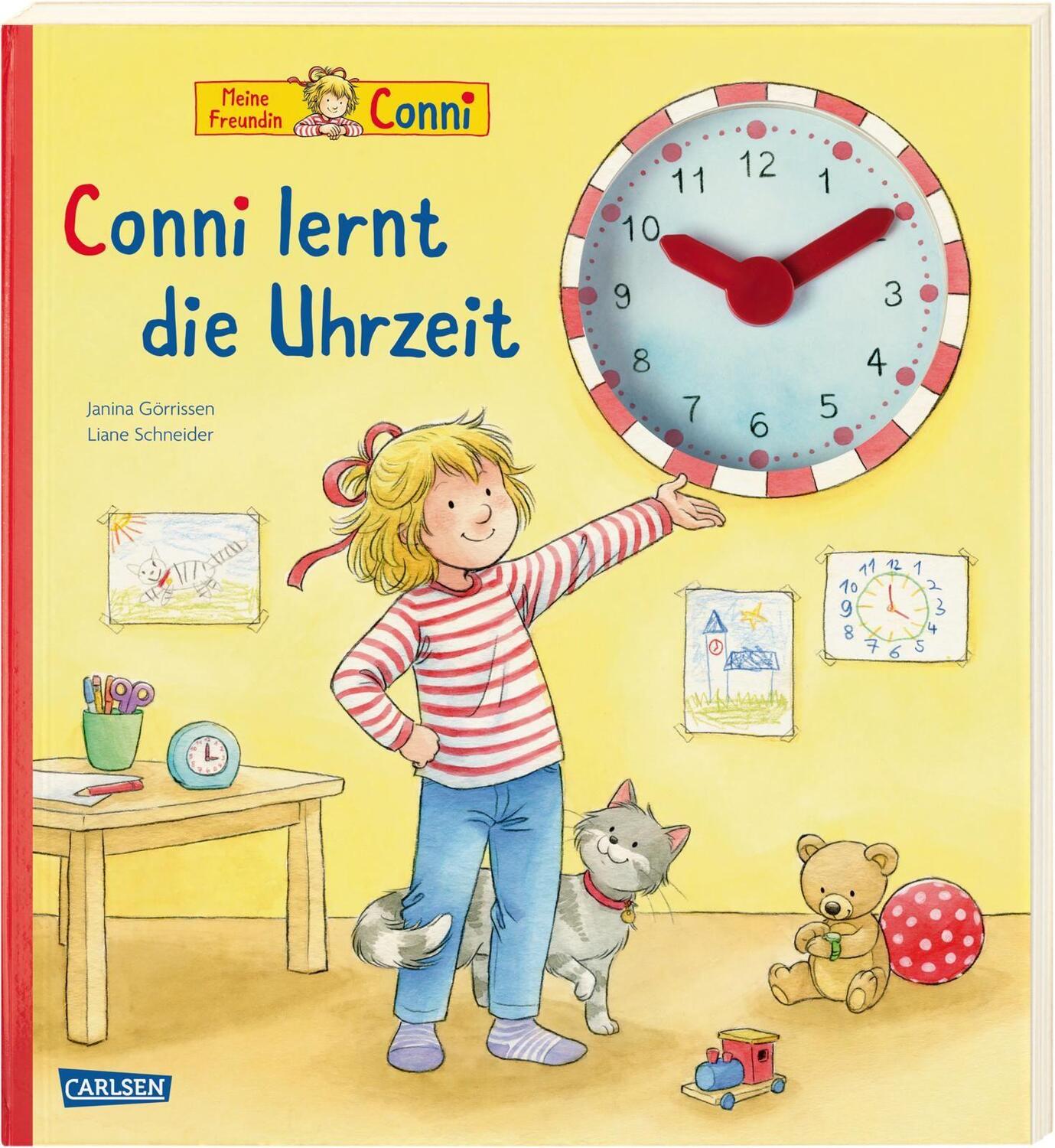 Cover: 9783551187949 | Conni-Bilderbücher: Conni lernt die Uhrzeit | Liane Schneider | Buch