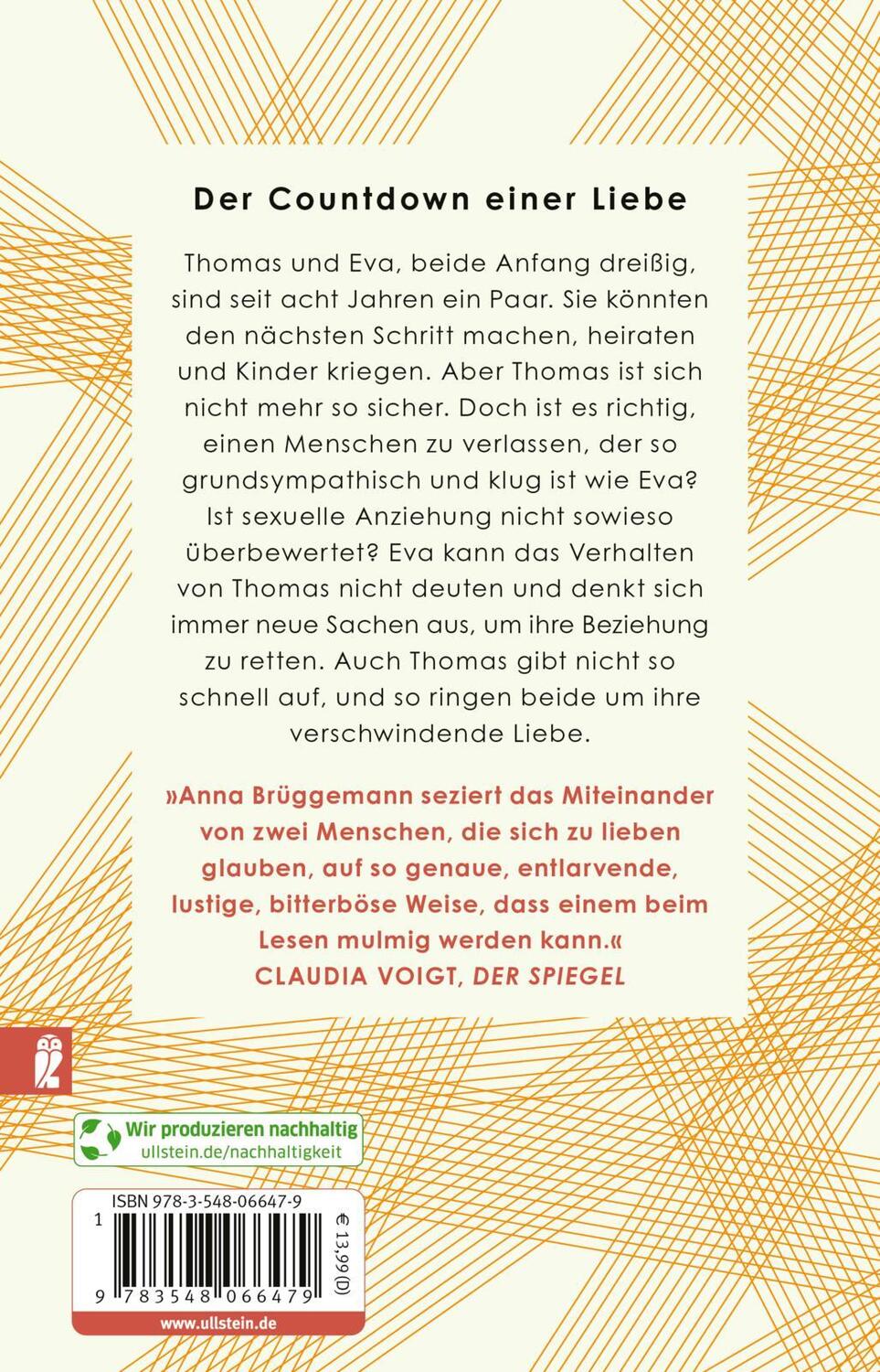 Rückseite: 9783548066479 | Trennungsroman | Ausgezeichnet mit dem Debütpreis der lit.Cologne