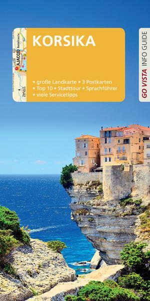 Cover: 9783961414550 | GO VISTA: Reiseführer Korsika | Mit Faltkarte und 3 Postkarten | Buch