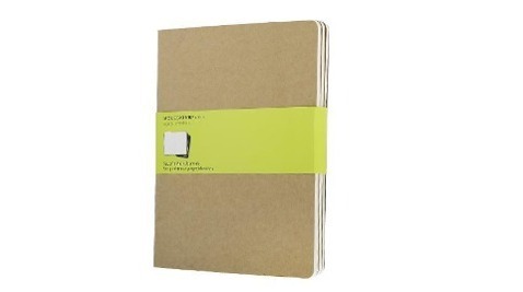 Cover: 9788883705069 | Moleskine Cahier Extra Large blanko packpapierbraun. 3er Pack | Buch