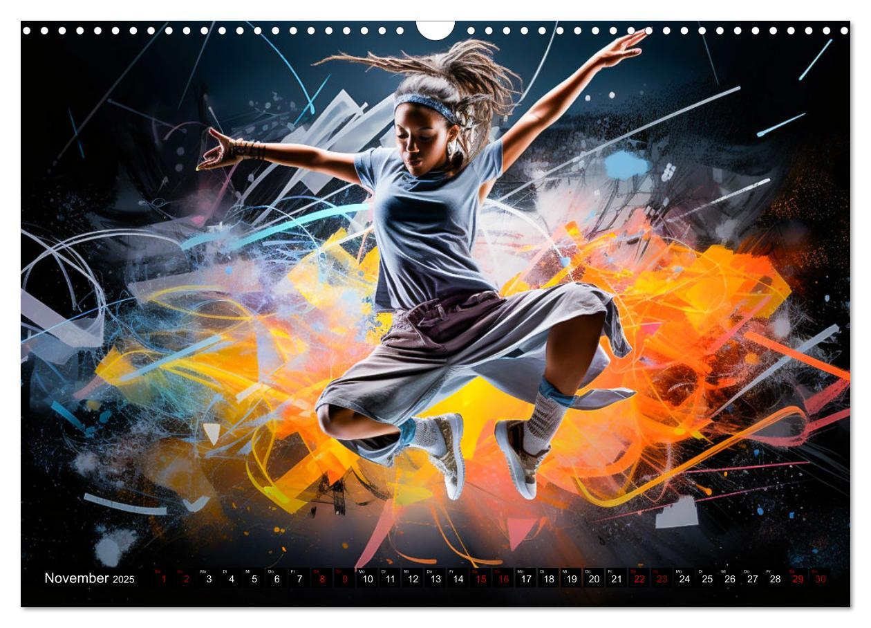 Bild: 9783383877179 | Color Dance Art (Wandkalender 2025 DIN A3 quer), CALVENDO...