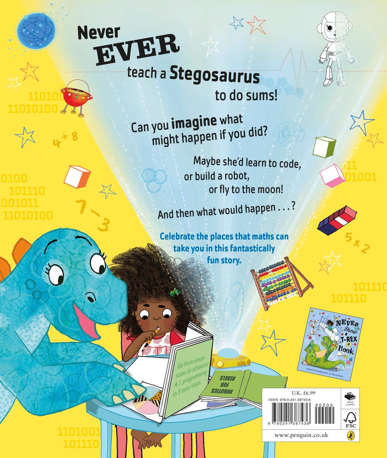 Rückseite: 9780241387436 | Never Teach a Stegosaurus to Do Sums | Rashmi Sirdeshpande | Buch