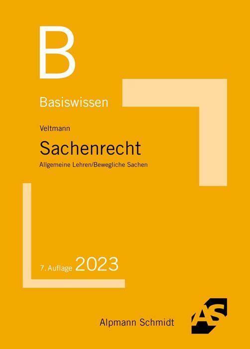 Cover: 9783867528573 | Basiswissen Sachenrecht | Allgemeine Lehren / Bewegliche Sachen | Buch