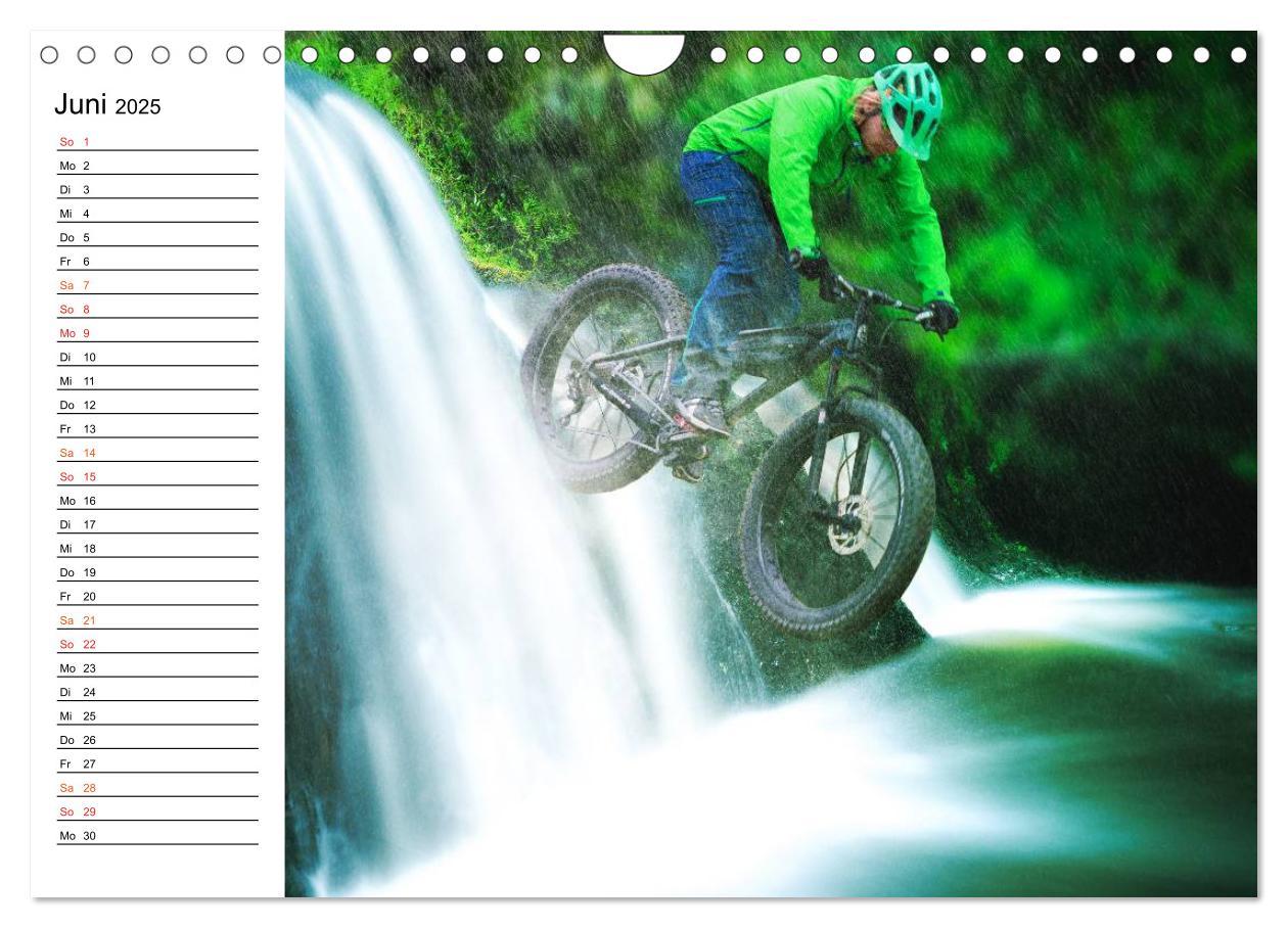 Bild: 9783435488247 | Mountainbike Trails (Wandkalender 2025 DIN A4 quer), CALVENDO...