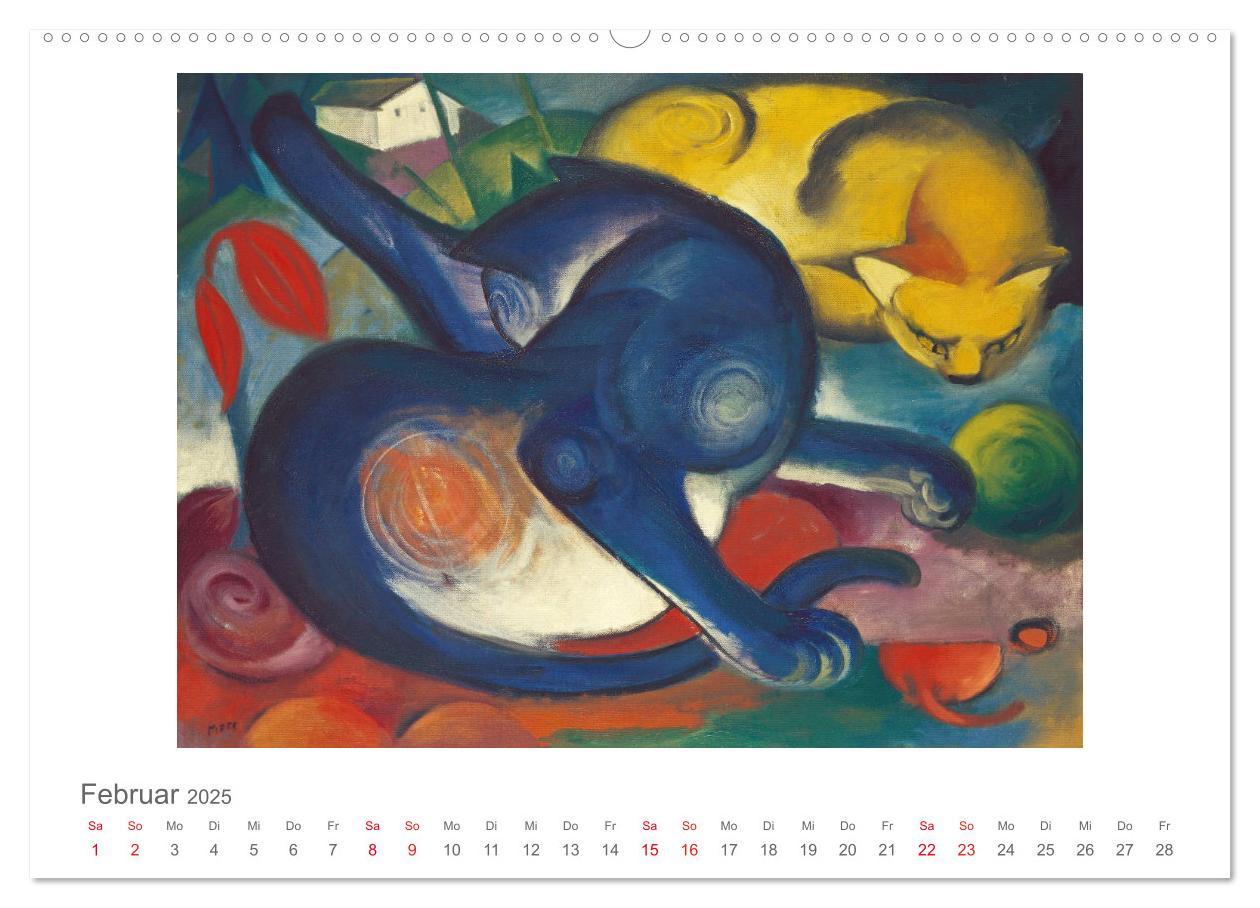 Bild: 9783435324033 | Franz Marc 2025 (Wandkalender 2025 DIN A2 quer), CALVENDO...