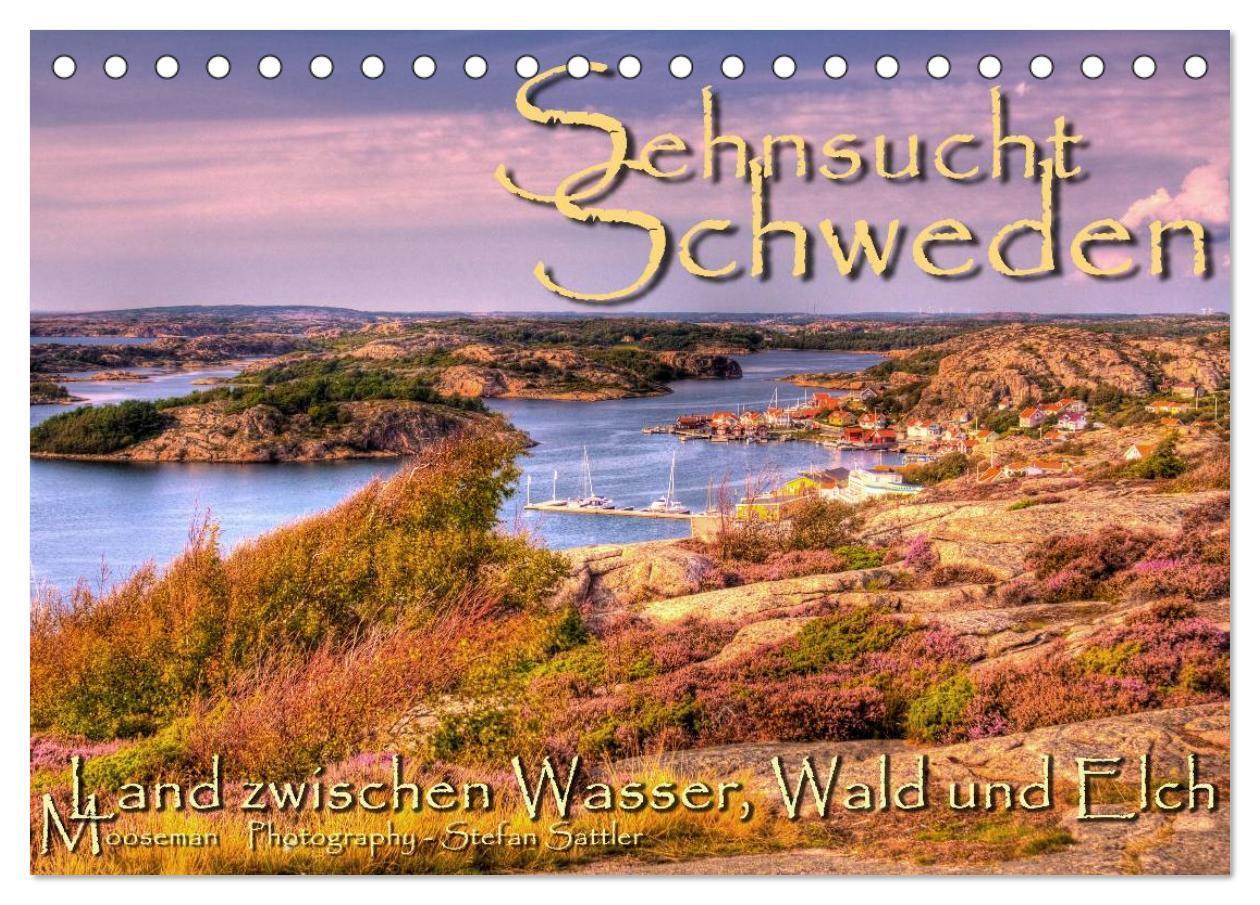 Cover: 9783675590366 | Sehnsucht Schweden - Sverige (Tischkalender 2024 DIN A5 quer),...