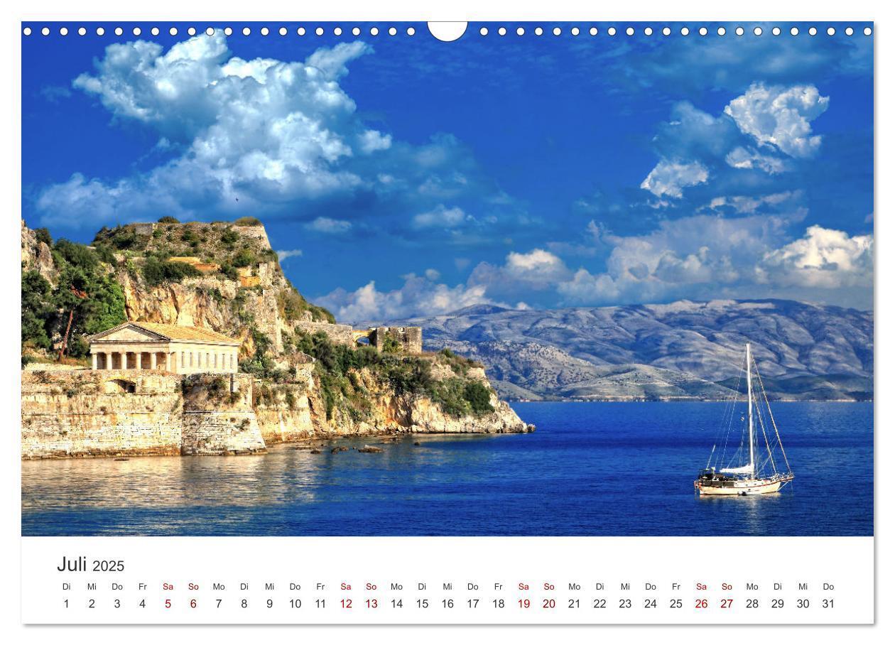 Bild: 9783383937859 | Korfu - Die paradiesische Insel im Mittelmeer. (Wandkalender 2025...