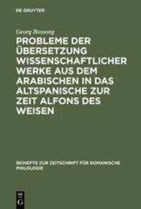 Cover: 9783484520752 | Probleme der Übersetzung wissenschaftlicher Werke aus dem...