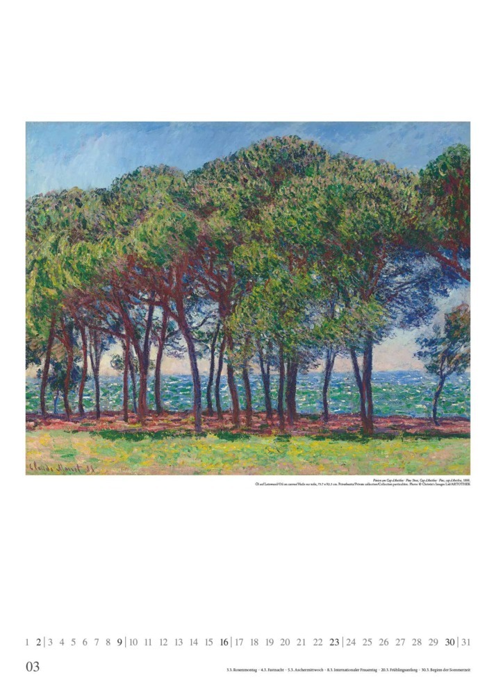 Bild: 4250809653303 | DUMONT - Claude Monet 2025 Wandkalender, 50x70cm, Posterkalender...