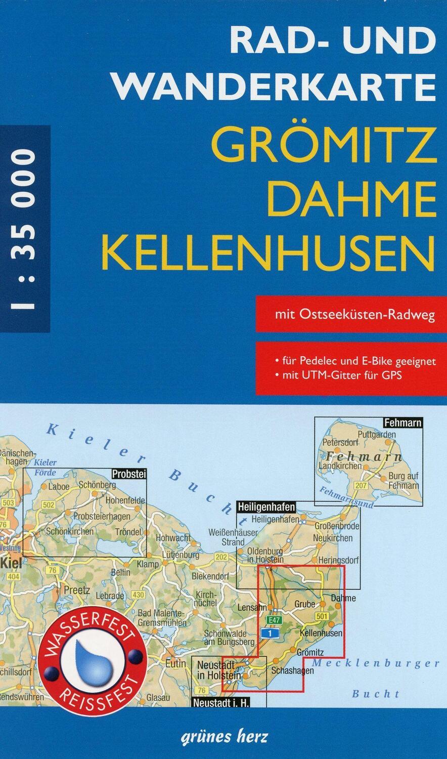 Cover: 9783866362307 | Rad- und Wanderkarte Grömitz, Dahme, Kellenhusen 1:35 000 | Deutsch