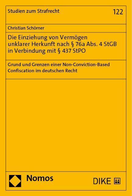 Cover: 9783756006571 | Die Einziehung von Vermögen unklarer Herkunft nach § 76a Abs. 4...