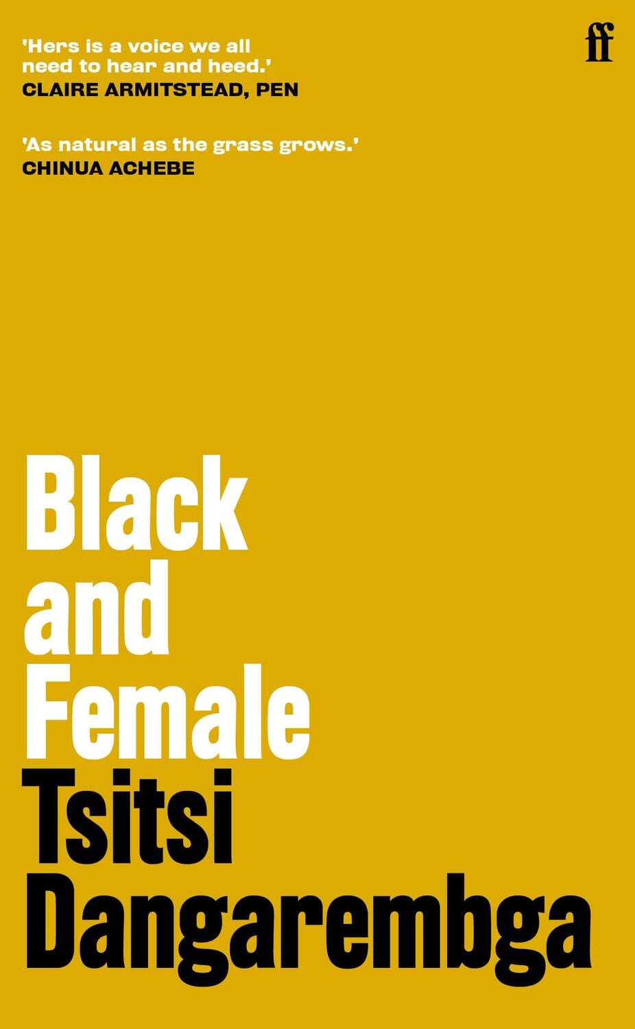Cover: 9780571373192 | Black and Female | Tsitsi Dangarembga | Buch | 158 S. | Englisch