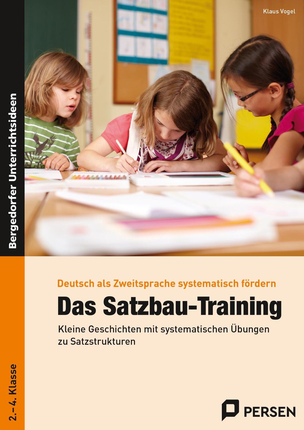 Cover: 9783403232520 | Das Satzbau-Training | Klaus Vogel | Broschüre | 78 S. | Deutsch