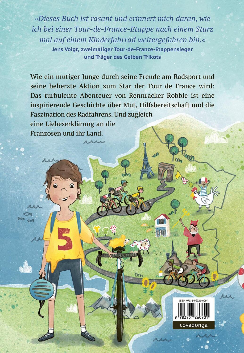 Rückseite: 9783957260901 | Rennracker Robbie bei der Tour de France | Birgit Hasselbusch | Buch
