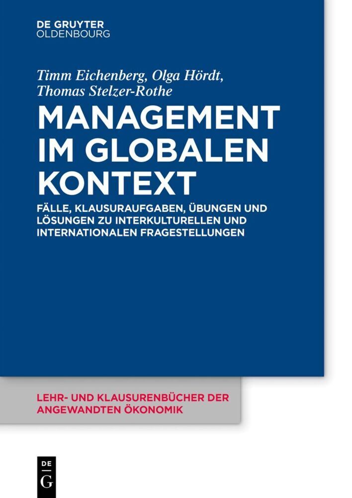 Cover: 9783110737523 | Management im globalen Kontext | Timm Eichenberg (u. a.) | Taschenbuch