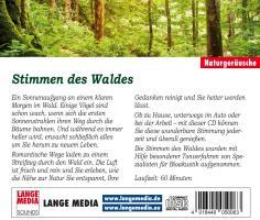 Bild: 4018449050063 | Naturgeräusche - Stimmen des Waldes | SOUNDS OF NATURE | Audio-CD