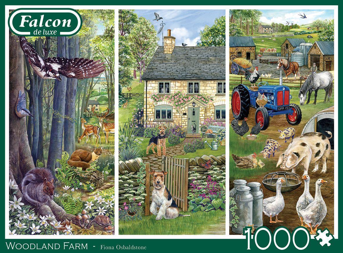Cover: 8710126021859 | Woodland Farm - 1000 Teile | Spiel | Deutsch | 2024