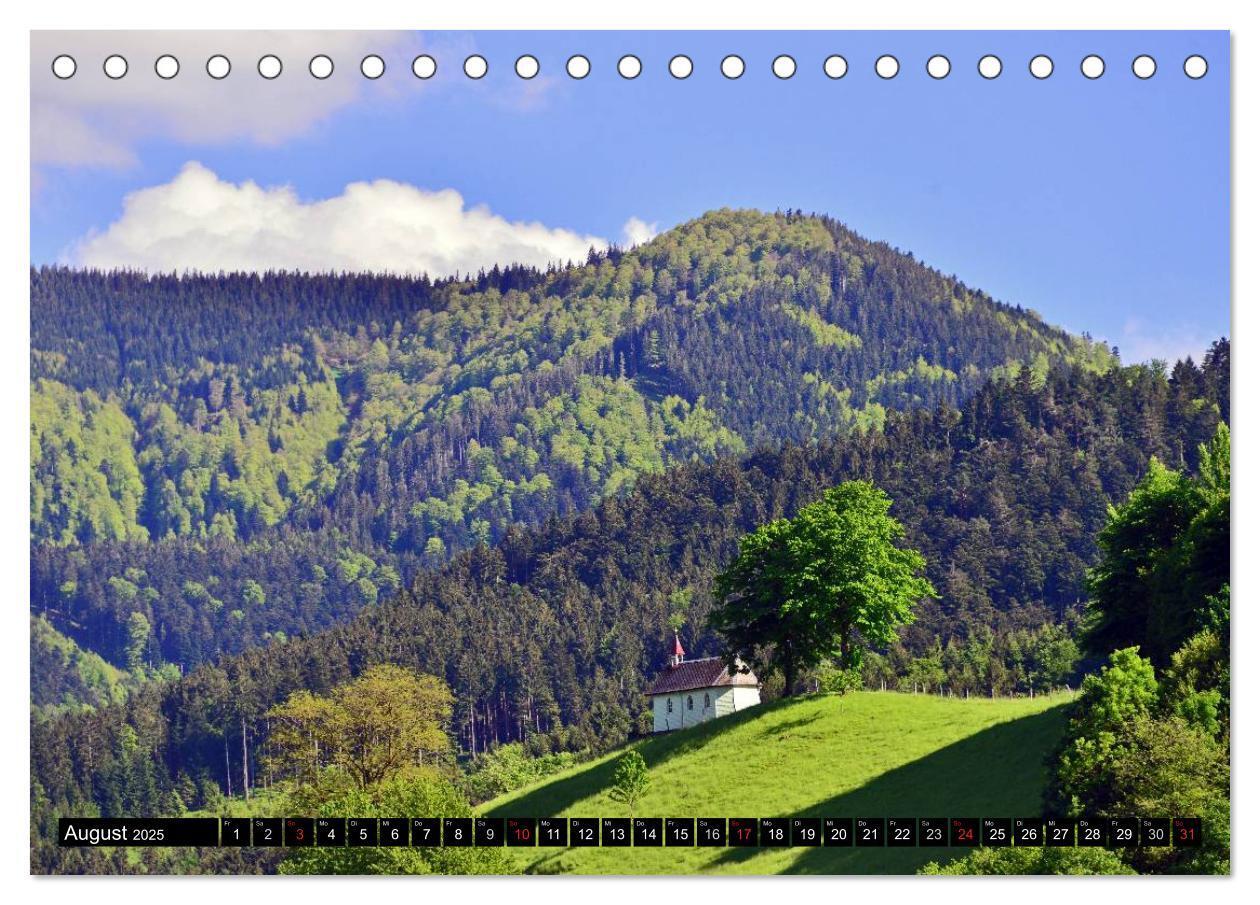 Bild: 9783435674930 | Romantischer Schwarzwald (Tischkalender 2025 DIN A5 quer), CALVENDO...