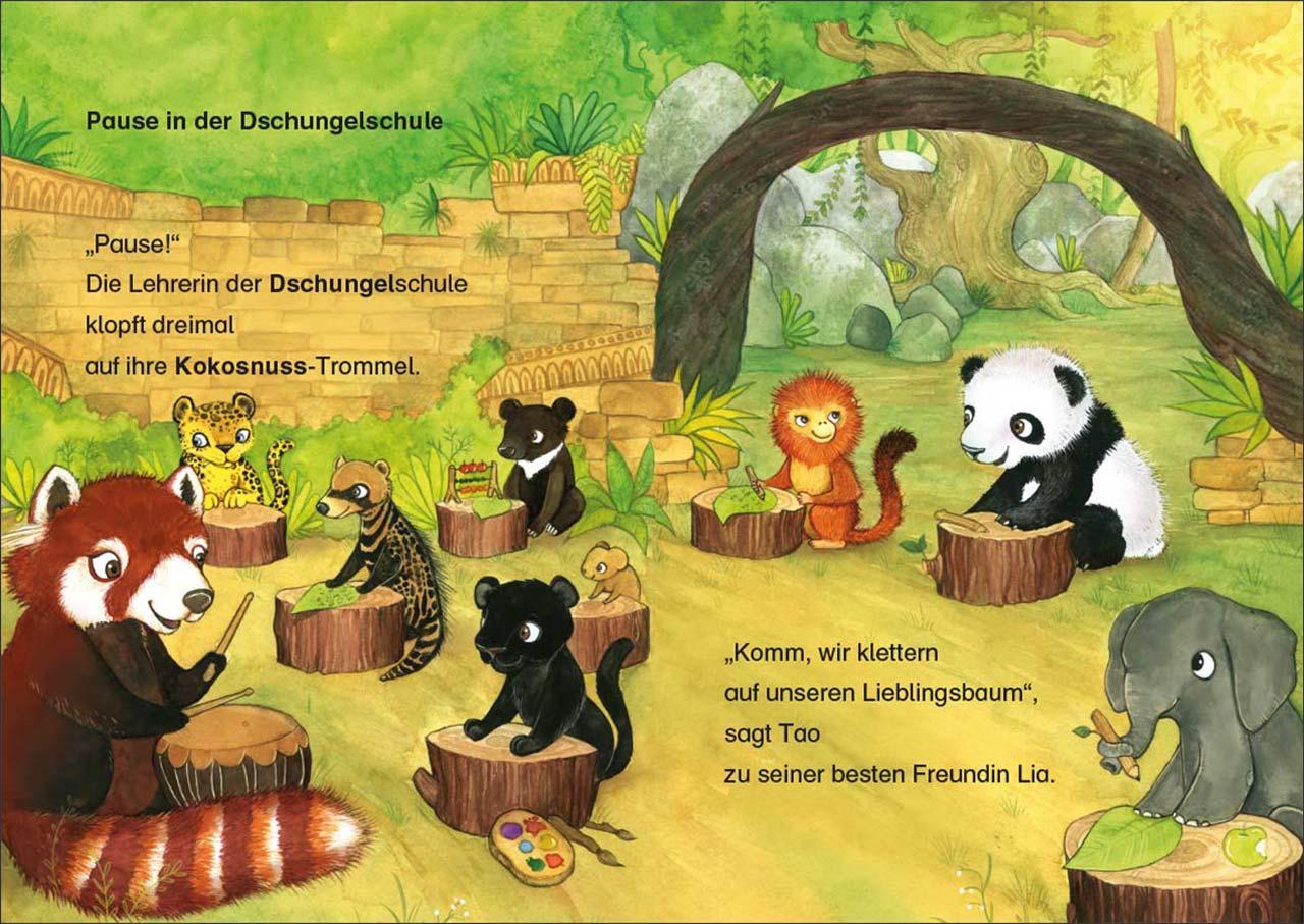 Bild: 9783743206618 | Leselöwen 1. Klasse - Ein Panda in der Dschungelschule | Katja Richert