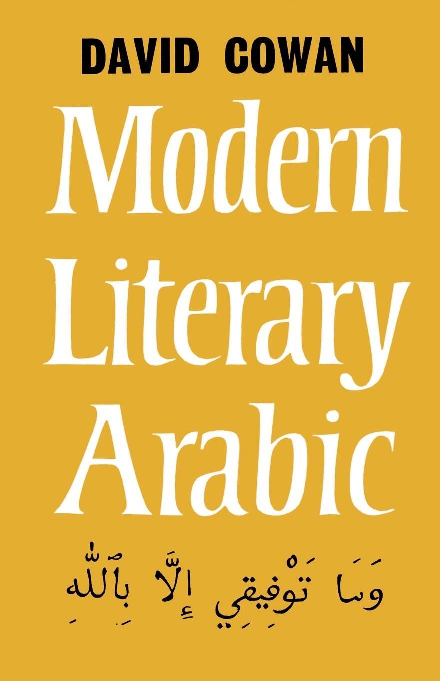 Cover: 9780521092401 | Modern Literary Arabic | An Introduction to | David Cowan | Buch