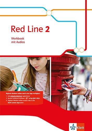 Cover: 9783125487826 | Red Line 2. Workbook mit Audios. Ausgabe 2014 | Bundle | 1 Broschüre
