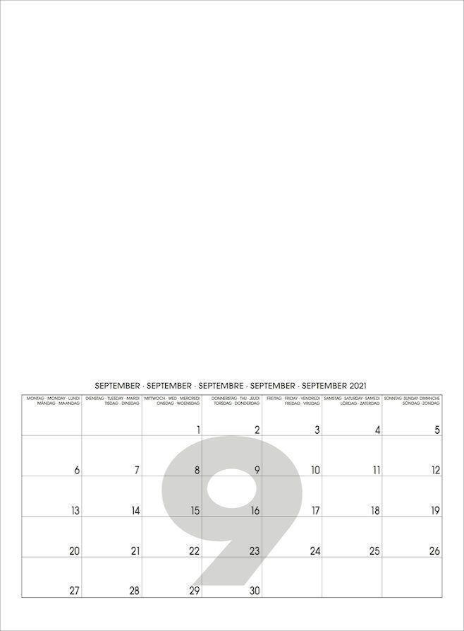 Bild: 9783931282110 | Mini White 2025  Blanko Mini A4 Format | Baback Haschemi | Kalender