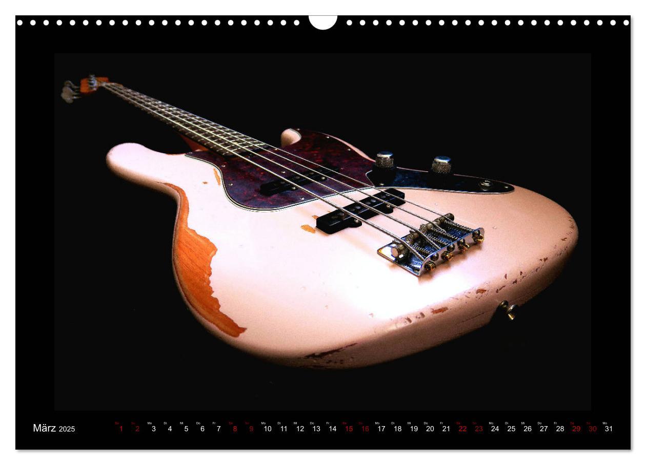 Bild: 9783435344215 | Rockgitarren im Blitzlicht (Wandkalender 2025 DIN A3 quer),...