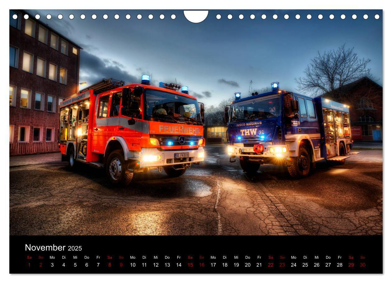 Bild: 9783435422579 | Feuerwehr und Rettungsdienst (Wandkalender 2025 DIN A4 quer),...