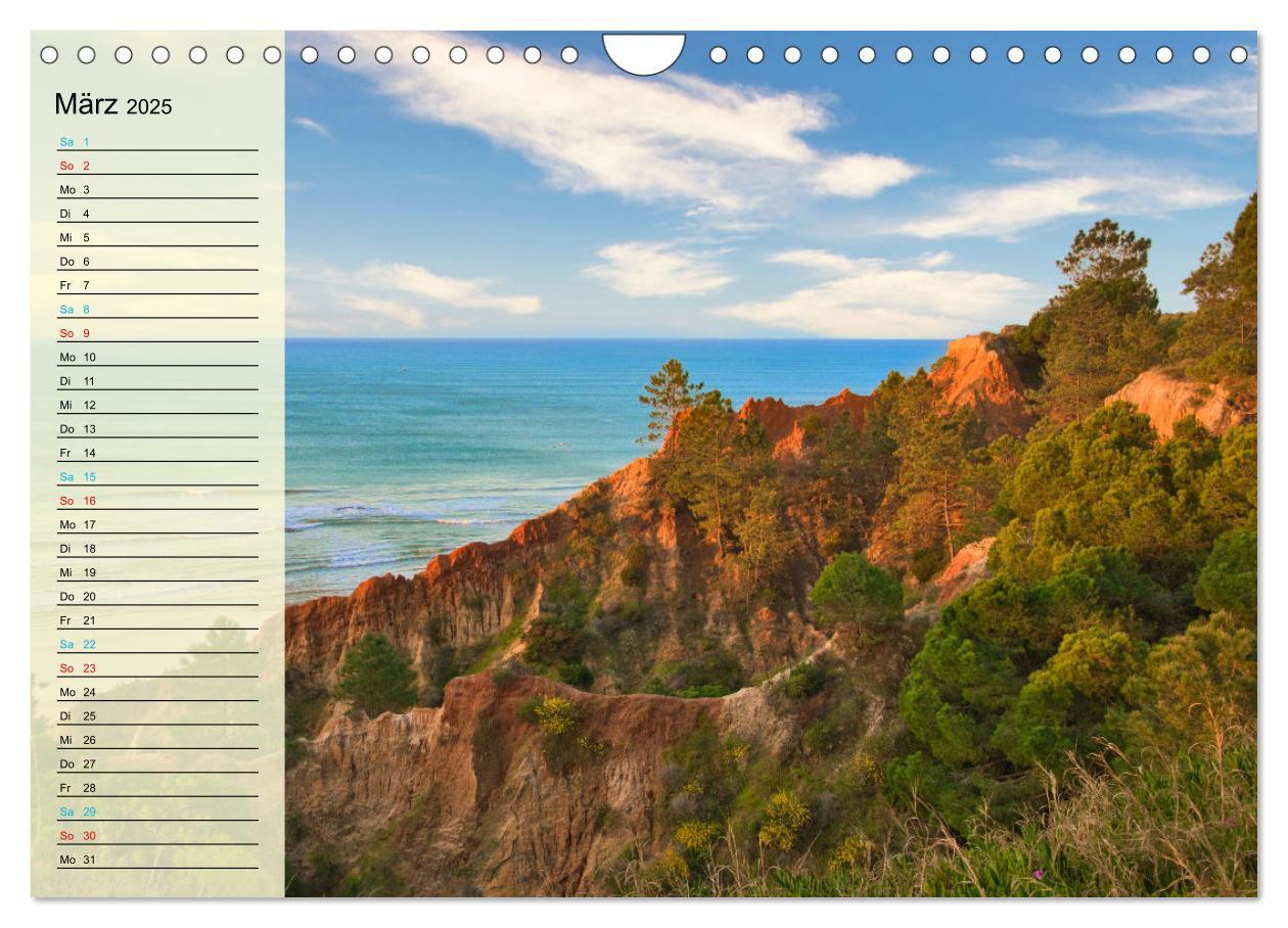 Bild: 9783435092338 | Die Küste der Algarve (Wandkalender 2025 DIN A4 quer), CALVENDO...