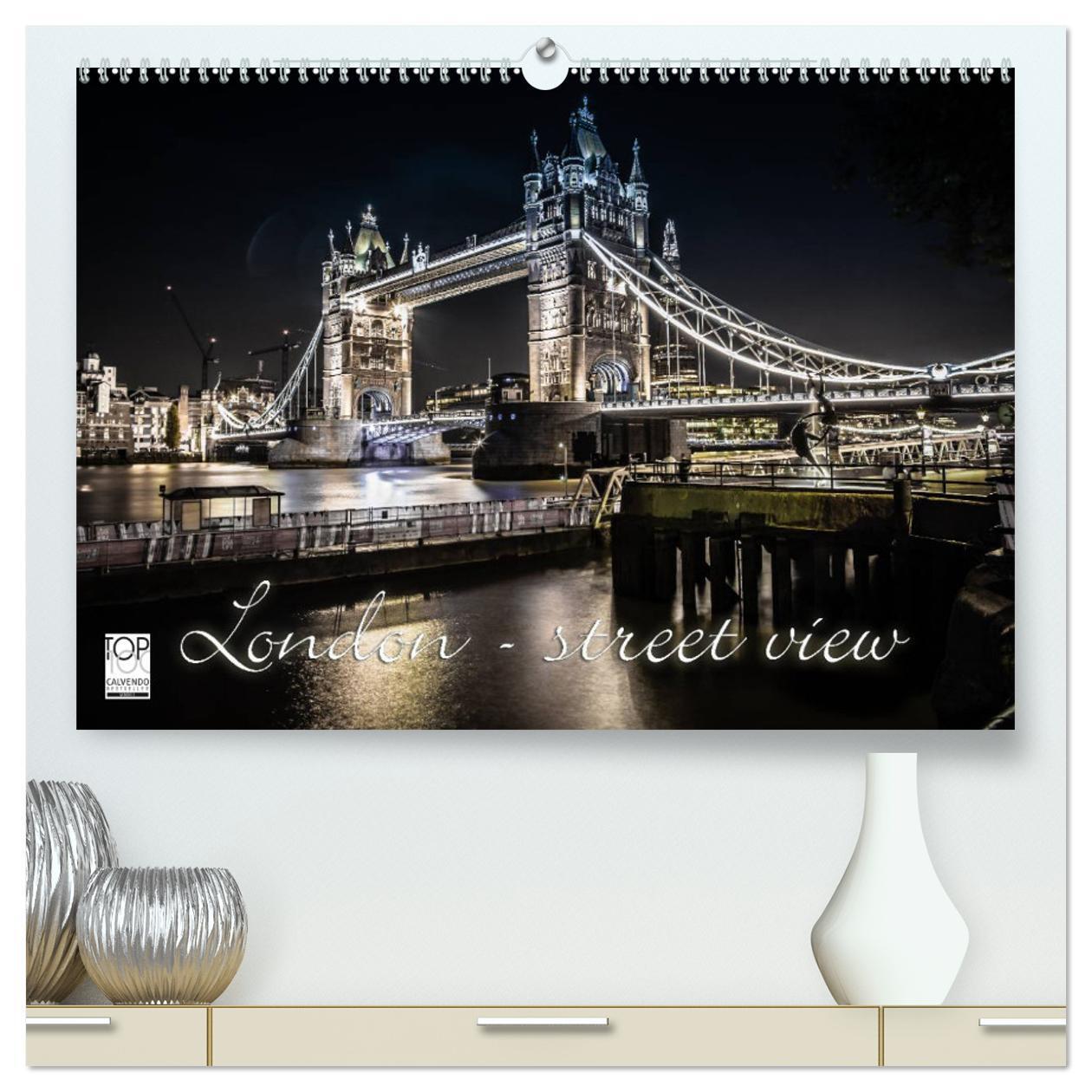 Cover: 9783383578533 | London - street view (hochwertiger Premium Wandkalender 2024 DIN A2...