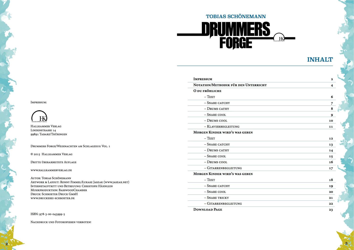 Bild: 9783000439995 | Drummers Forge:Weihnachten am Schlagzeug | Tobias Schönemann | Buch