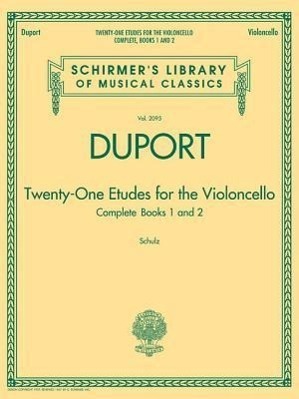 Cover: 9781458421074 | Duport - 21 Etudes for the Violoncello, Complete Books 1 & 2:...