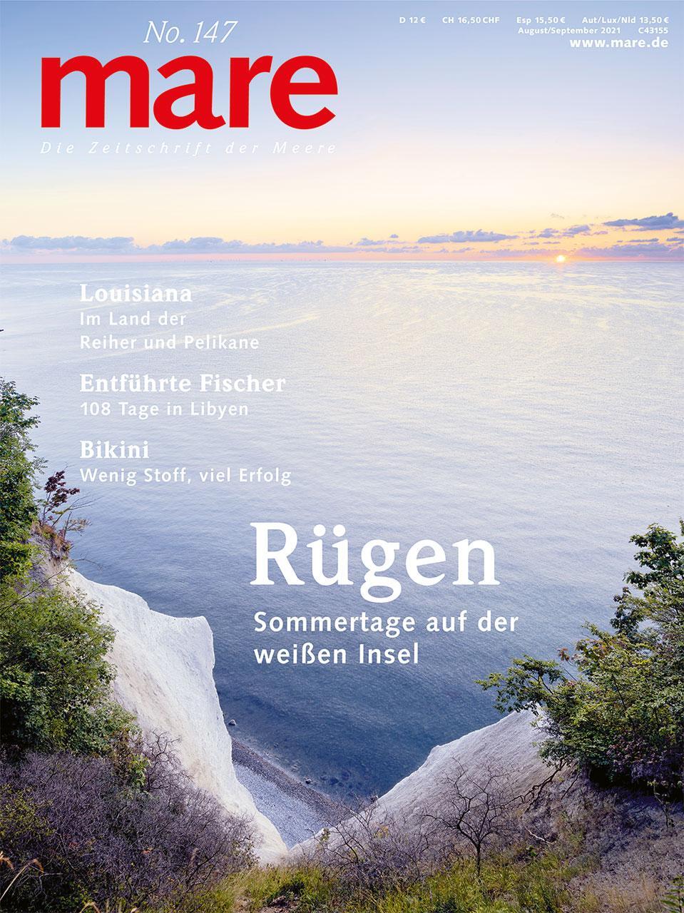 Cover: 9783866484368 | mare - Die Zeitschrift der Meere / No. 147 / Rügen | Nikolaus Gelpke