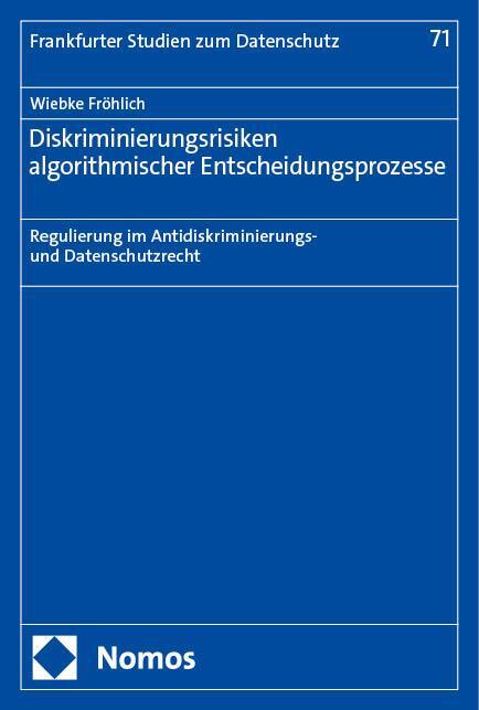 Cover: 9783756003013 | Die antidiskriminierungs- und datenschutzrechtliche Regulierung der...