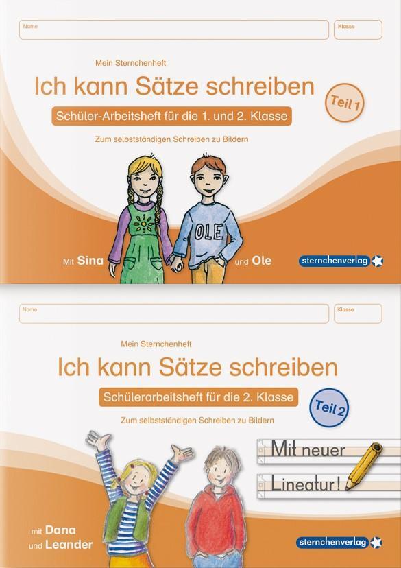 Cover: 9783946904755 | Ich kann Sätze schreiben Teil 1 und 2 im Set - Schülerarbeitshefte...