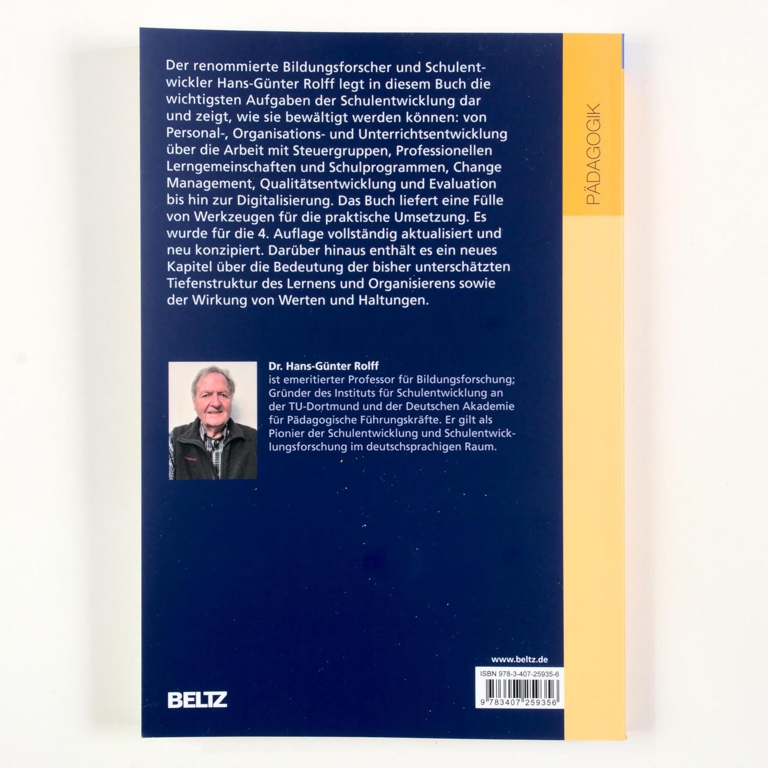 Rückseite: 9783407259356 | Schulentwicklung kompakt | Hans-Günter Rolff | Bundle | 1 Taschenbuch