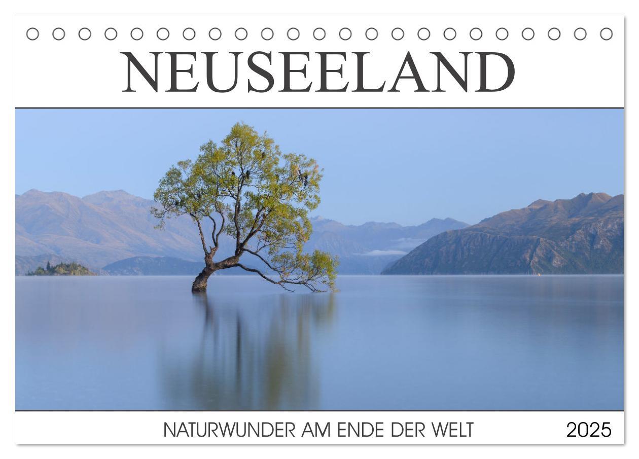 Cover: 9783435108473 | Neuseeland - Naturwunder am Ende der Welt (Tischkalender 2025 DIN...