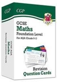 Cover: 9781789083392 | GCSE Maths AQA Revision Question Cards - Foundation | Cgp Books | Buch