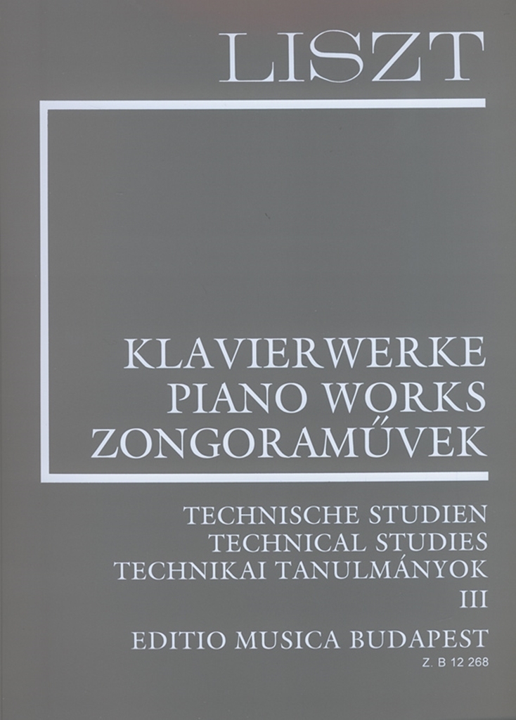 Cover: 9790080122686 | Technische Studien III | Franz Liszt | EMB Liszt Works | Buch | 1983