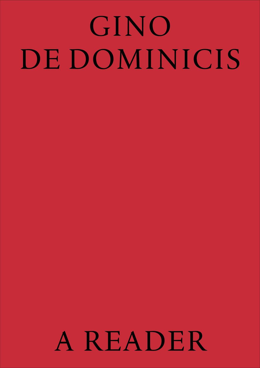 Cover: 9783753305837 | Gino De Dominicis. | A Reader | Gabriele Guercio | Buch | 312 S.
