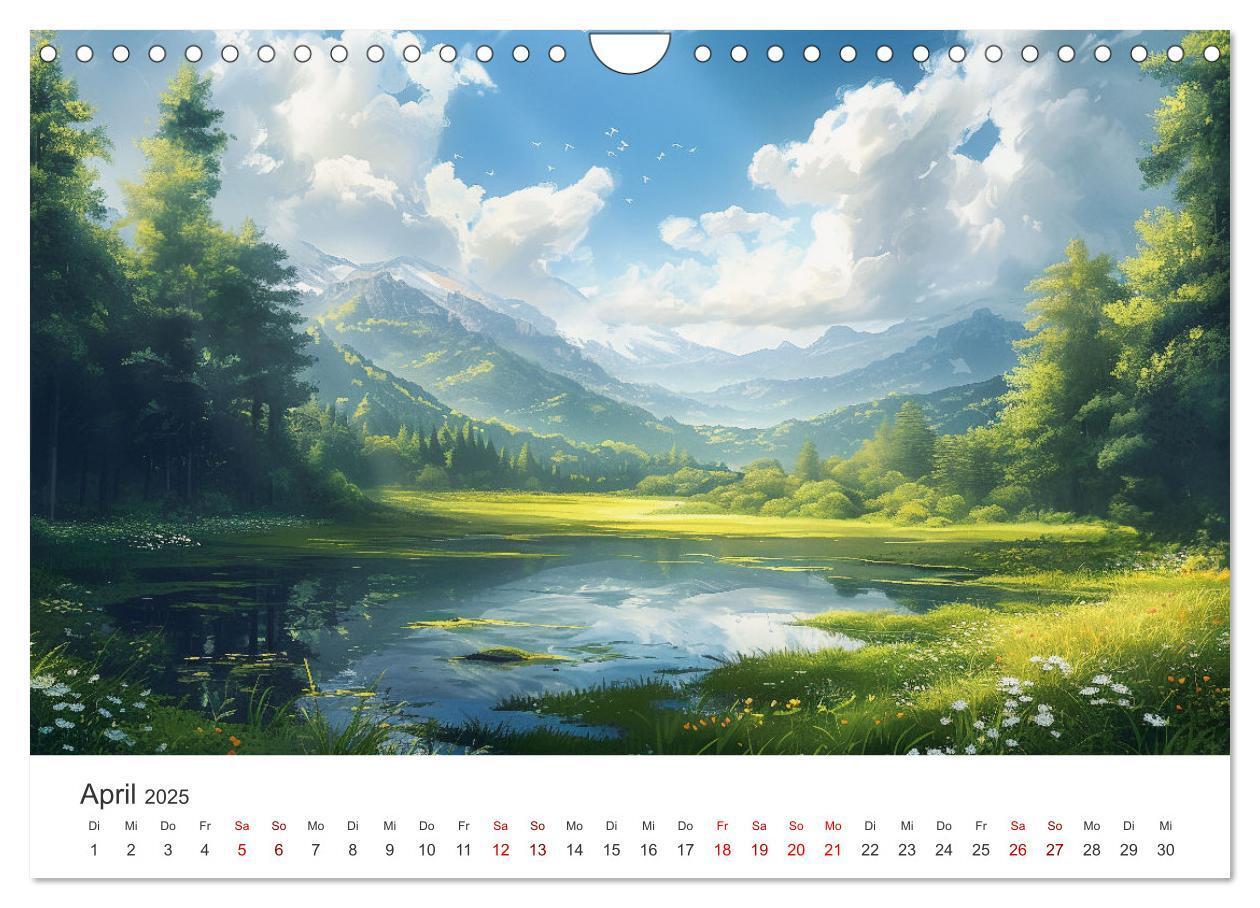 Bild: 9783383786099 | Anime - Welten: Eine Reise durch verträumte Welten (Wandkalender...