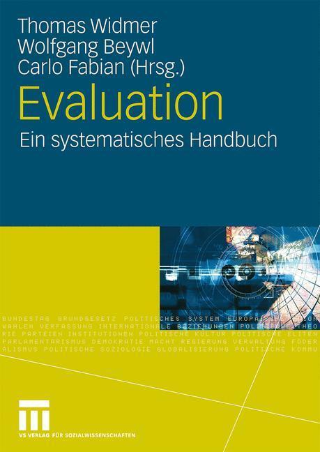 Cover: 9783531157412 | Evaluation | Ein systematisches Handbuch | Thomas Widmer (u. a.)