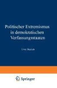 Cover: 9783531119465 | Politischer Extremismus in demokratischen Verfassungsstaaten | Backes