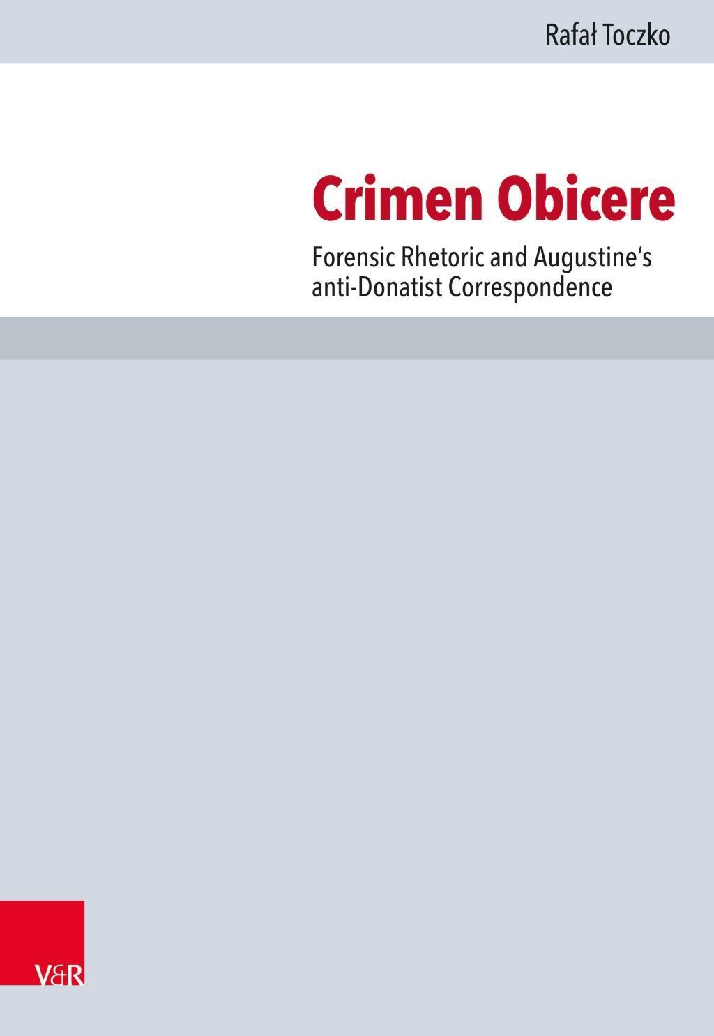 Cover: 9783525567227 | Crimen Obicere | Rafal Toczko | Buch | Englisch | 2020