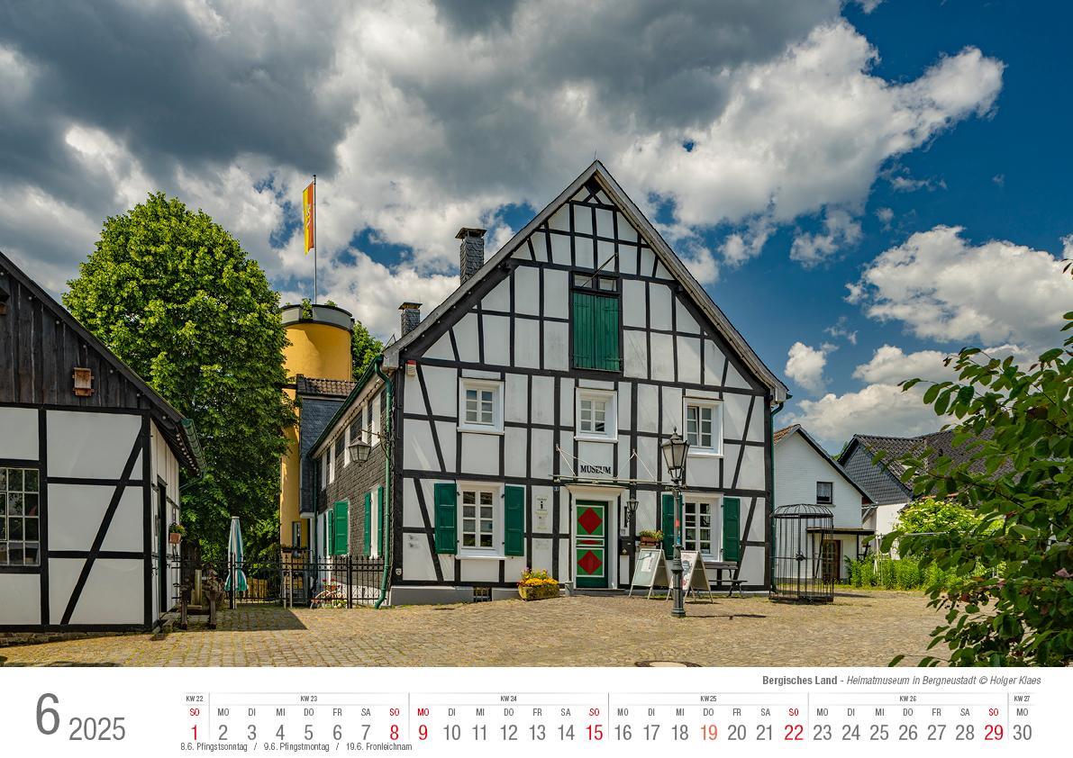 Bild: 9783965352209 | Bergisches Land 2025 Bildkalender A3 quer, spiralgebunden | Klaes