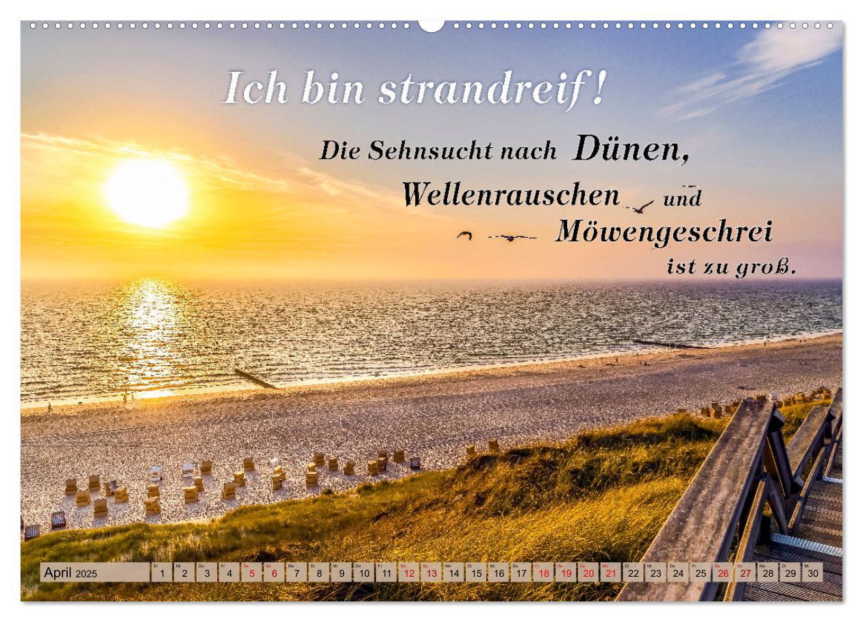 Bild: 9783435042838 | Sehnsucht zum Meer (hochwertiger Premium Wandkalender 2025 DIN A2...