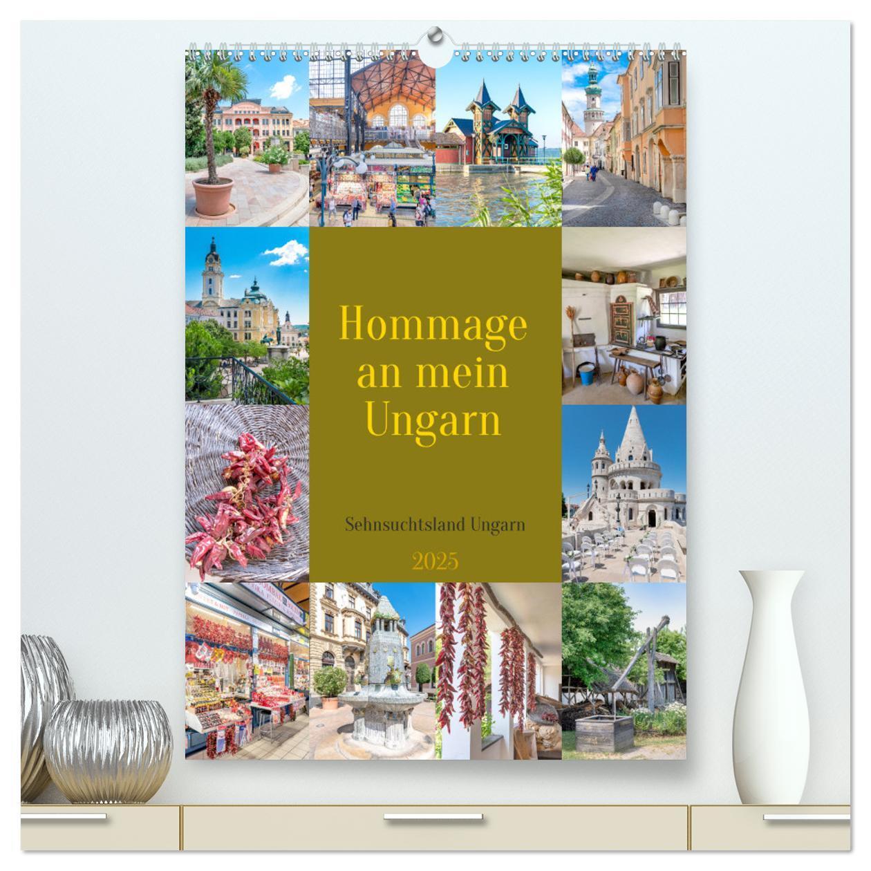 Cover: 9783435878895 | Hommage an mein Ungarn (hochwertiger Premium Wandkalender 2025 DIN...