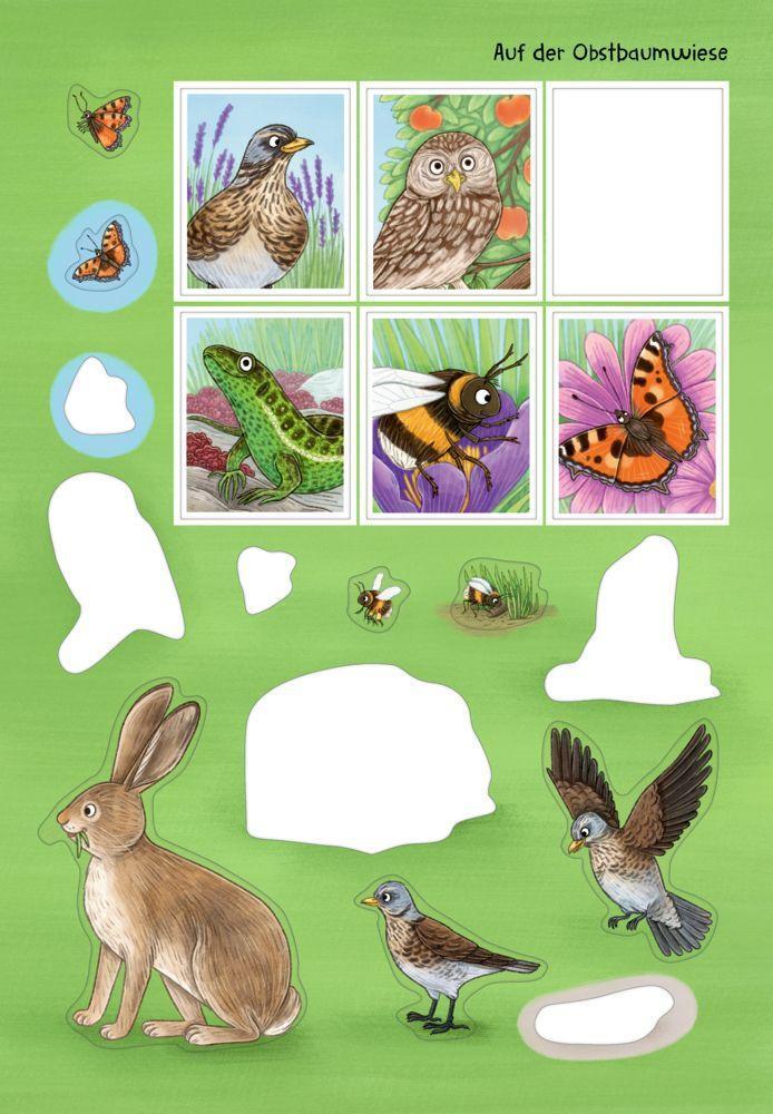 Bild: 9783649636977 | Natur-Stickerwelt: Tiere in Wald und Wiese | Taschenbuch | Nature Zoom