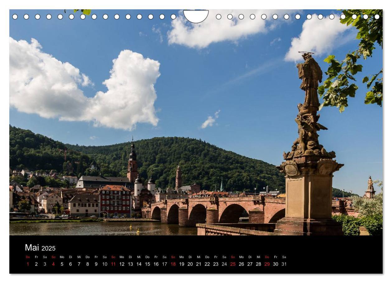 Bild: 9783435696055 | Heidelberger Stadtansichten (Wandkalender 2025 DIN A4 quer),...